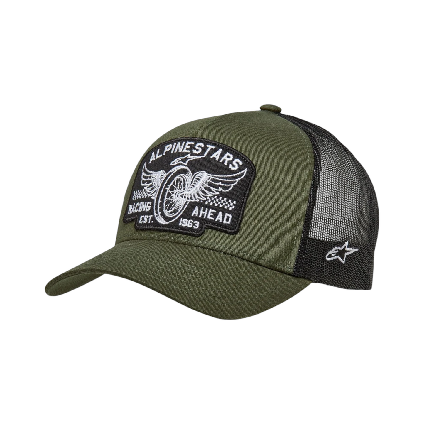 GORRO ALPINESTARS HERITAGE PATCH TRUCKER VERDE
