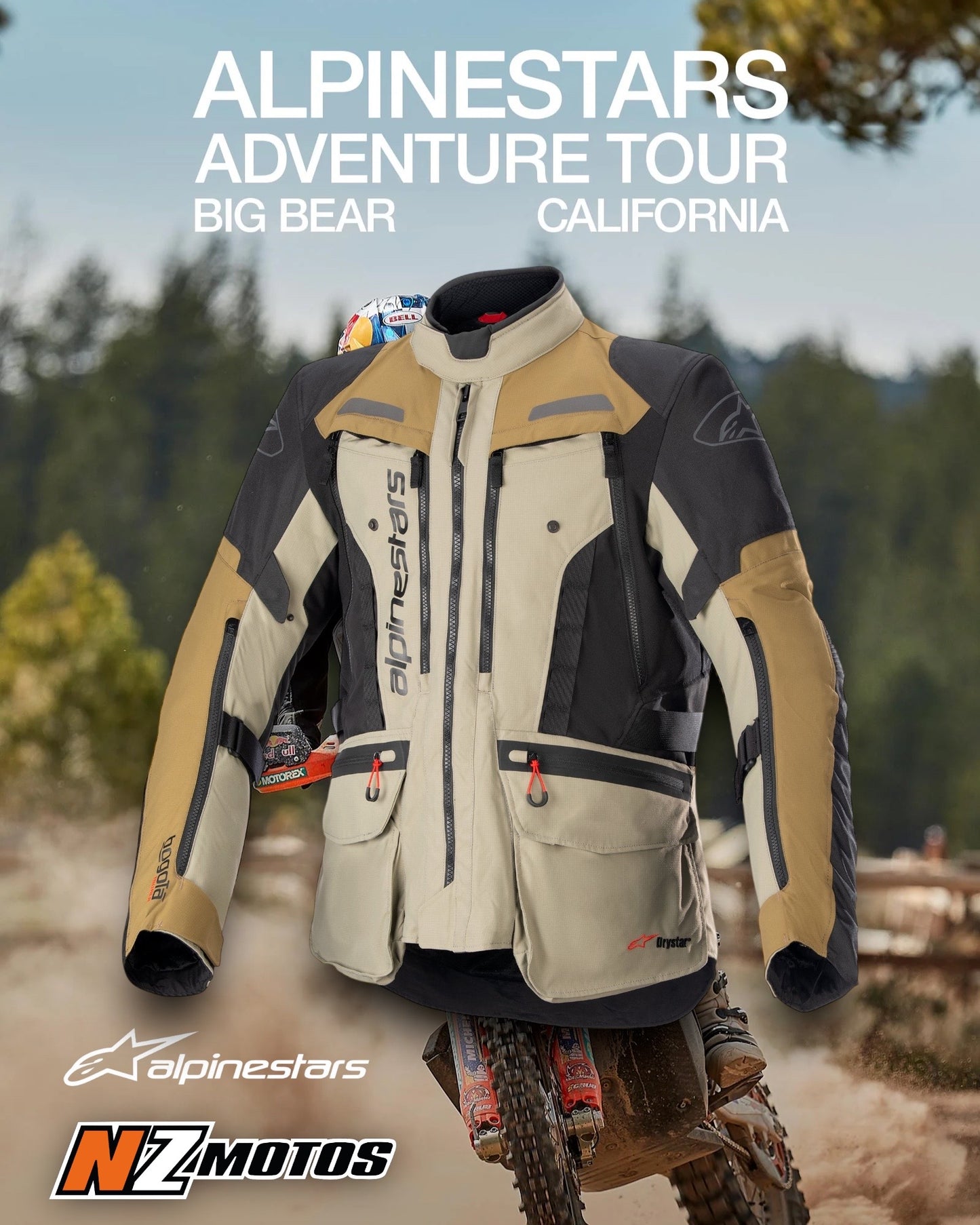 Chaqueta Alpinestars Bogotá Pro Brown