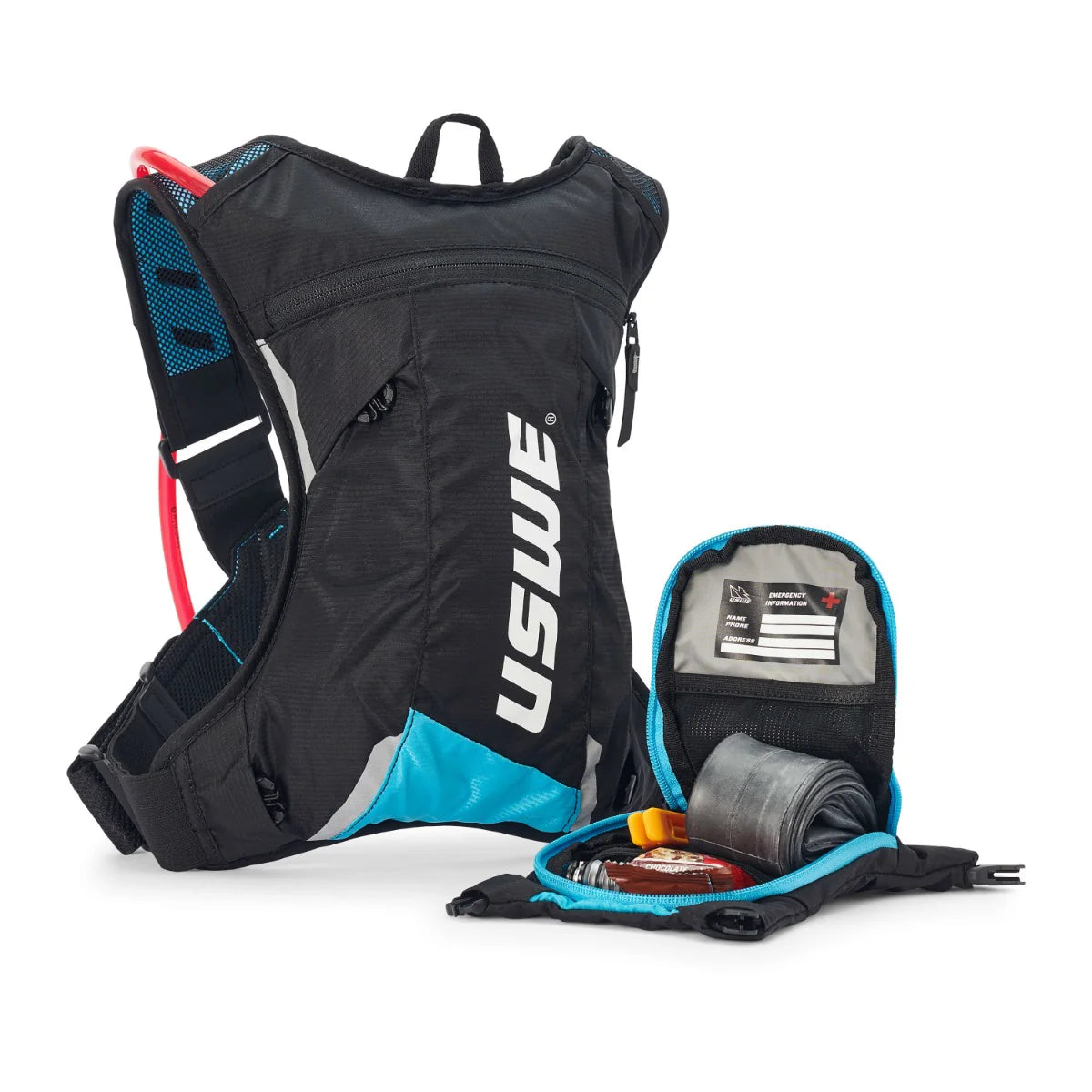 Mochila USWE HYDRO 3L NEGRO/AZUL