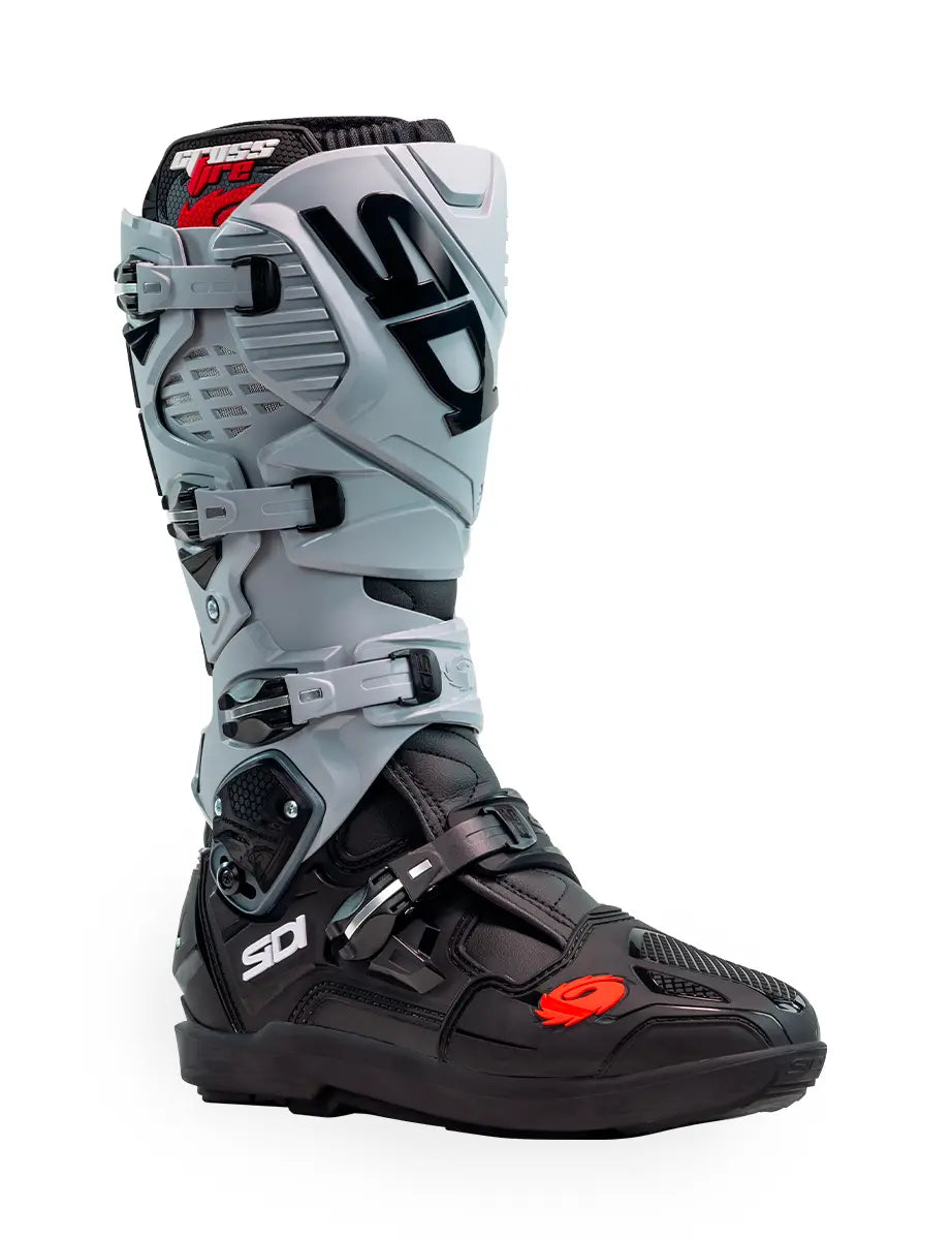 Bota SIDI CROSSFIRE SRS BLACK/GREY – nzmotos - Main Image