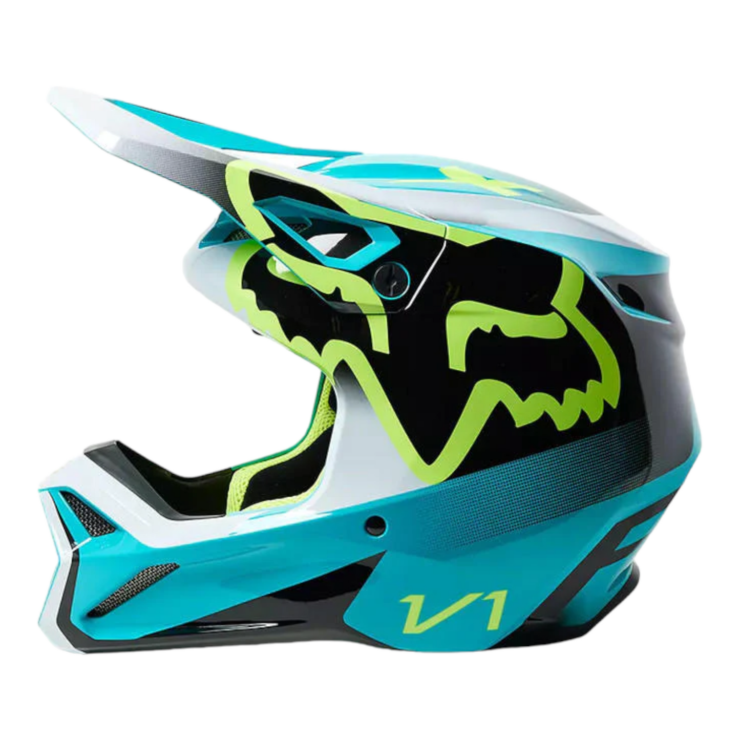 Casco Fox v1 Leed Celeste 2023