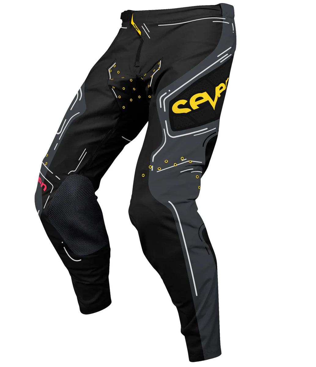 TRAJE SEVEN ZERO HI-JACK BLACK/YELLOW 2025