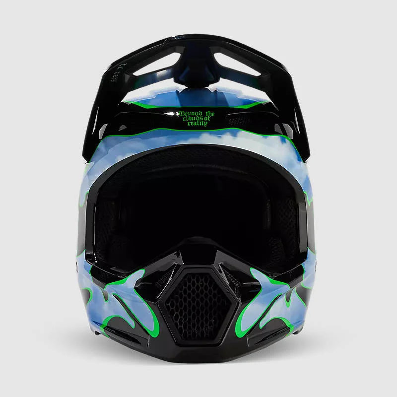 Casco FOX V1 ATLAS BLACK/BLUE