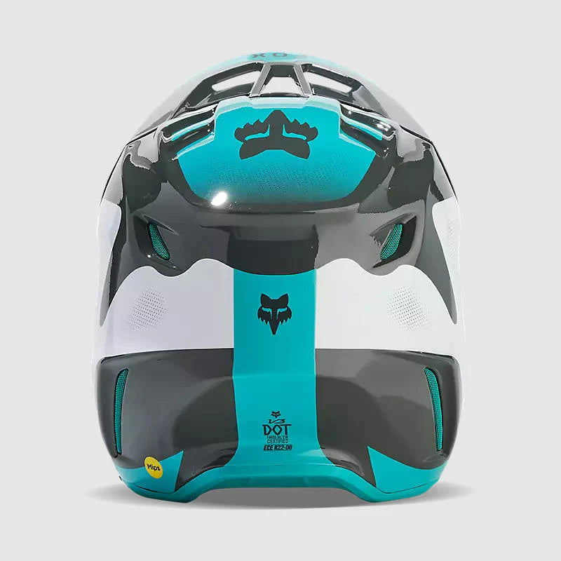 Casco FOX V3 REVISE CELESTE