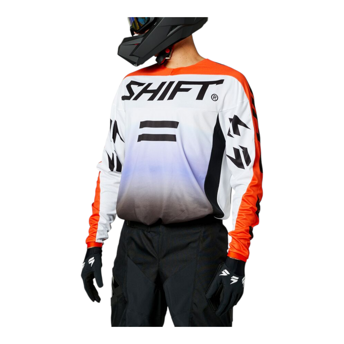 Polera Shift Whit3 Fade Orange