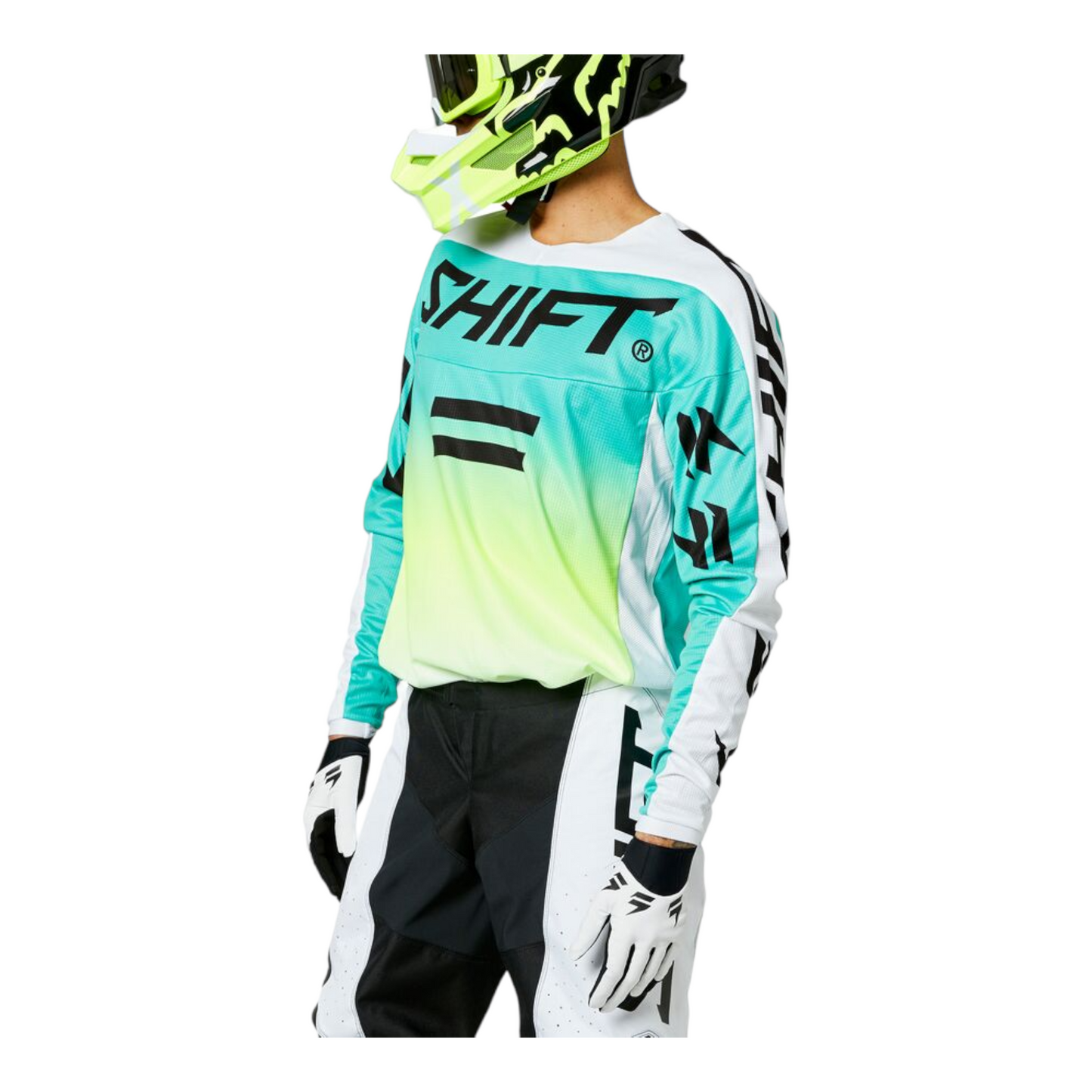 Polera Shift Whit3 Fade yellow