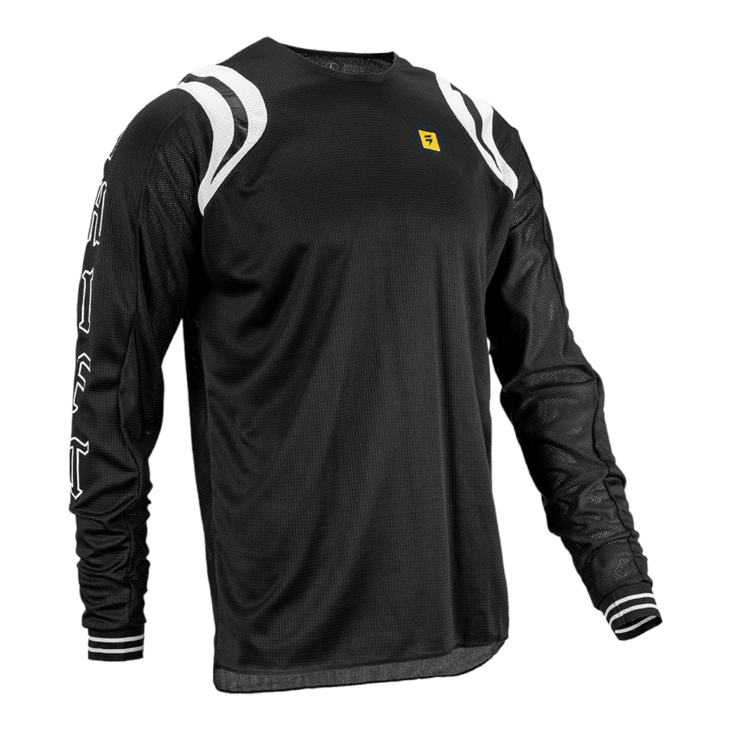 Polera Shift Whit3 Black/yell
