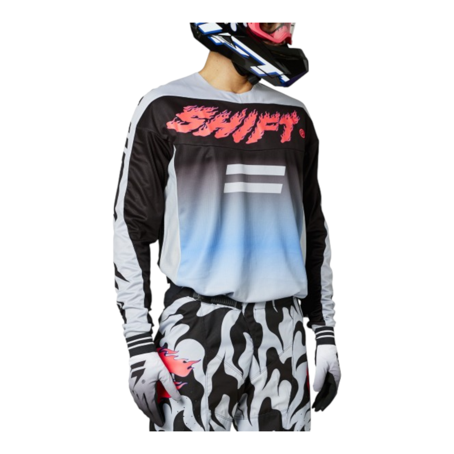 Polera Shift Whit3 Flame