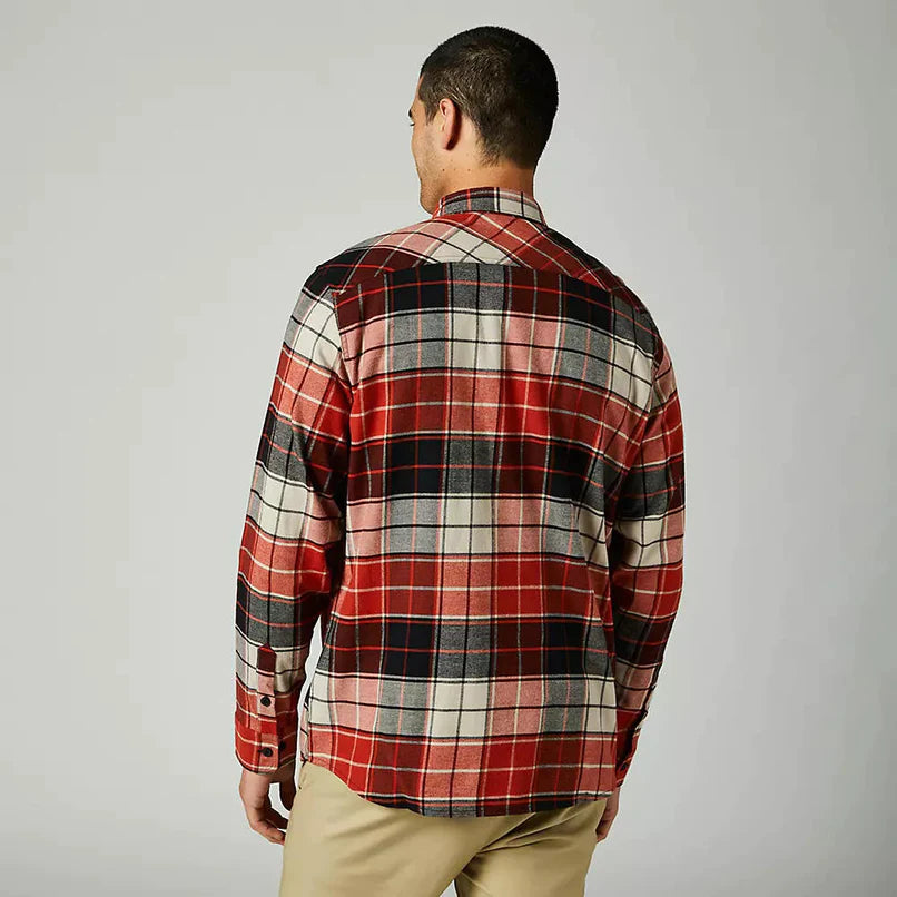 Camisa Lifestyle Grainz Utility Rojo Fox.