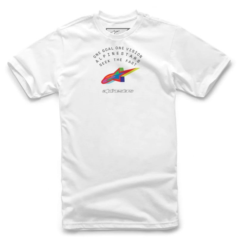 Polera alpinestars temple blanca