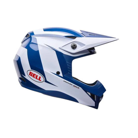 CASCO BELL MX10-MIPS TALON BLUE/WHITE