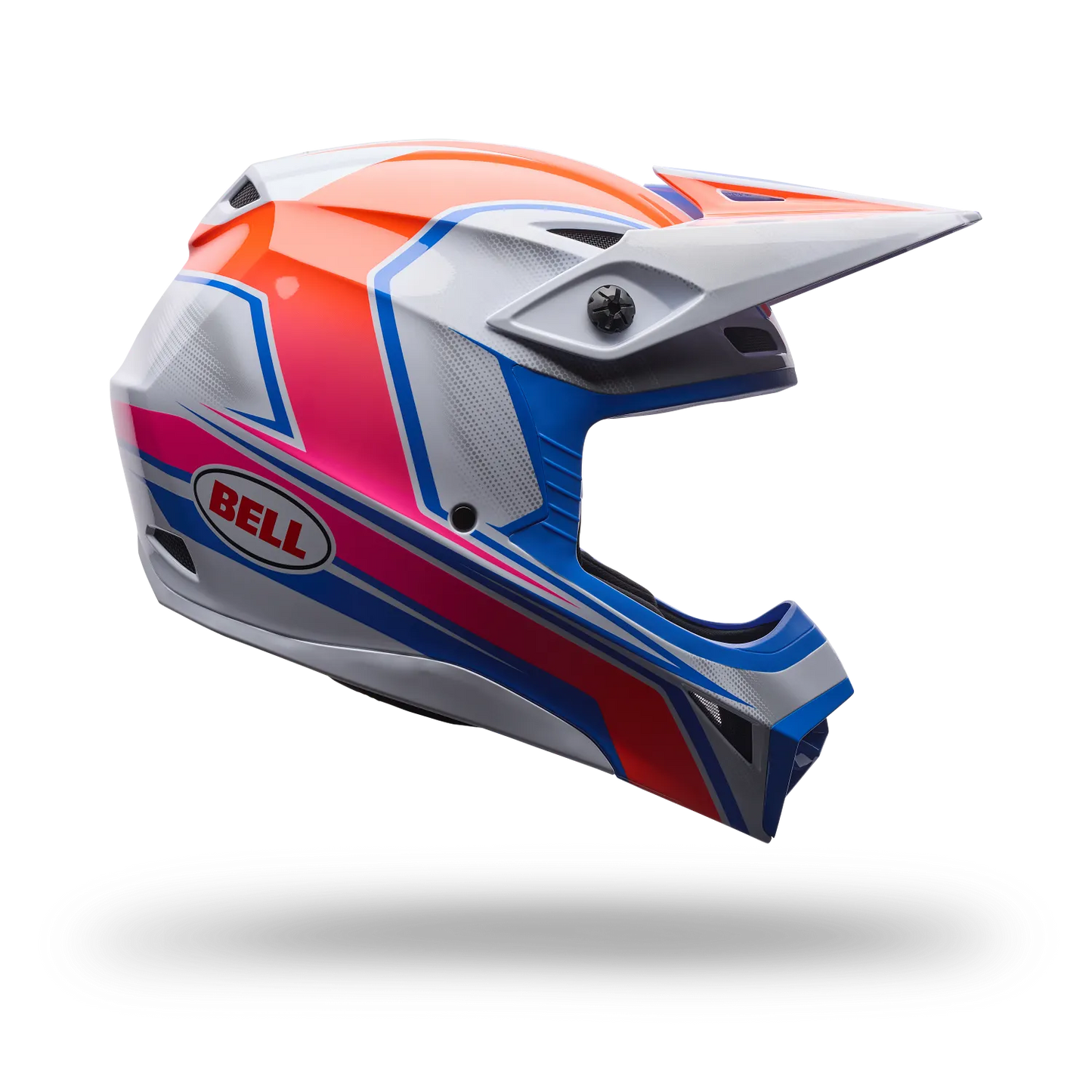 CASCO BELL MX10-MIPS WHITE/BLUE/ORANGE