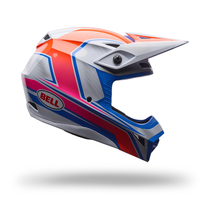CASCO BELL MX10-MIPS WHITE/BLUE/ORANGE