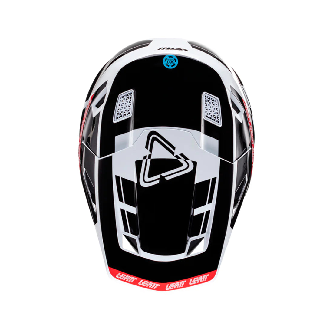 Kit Casco + Antiparra Leatt 7.5 Blanco/Negro 2024