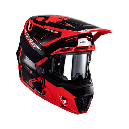 Kit Casco + Antiparra Leatt 7.5 RED 2024