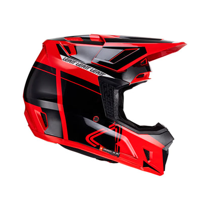 Kit Casco + Antiparra Leatt 7.5 RED 2024