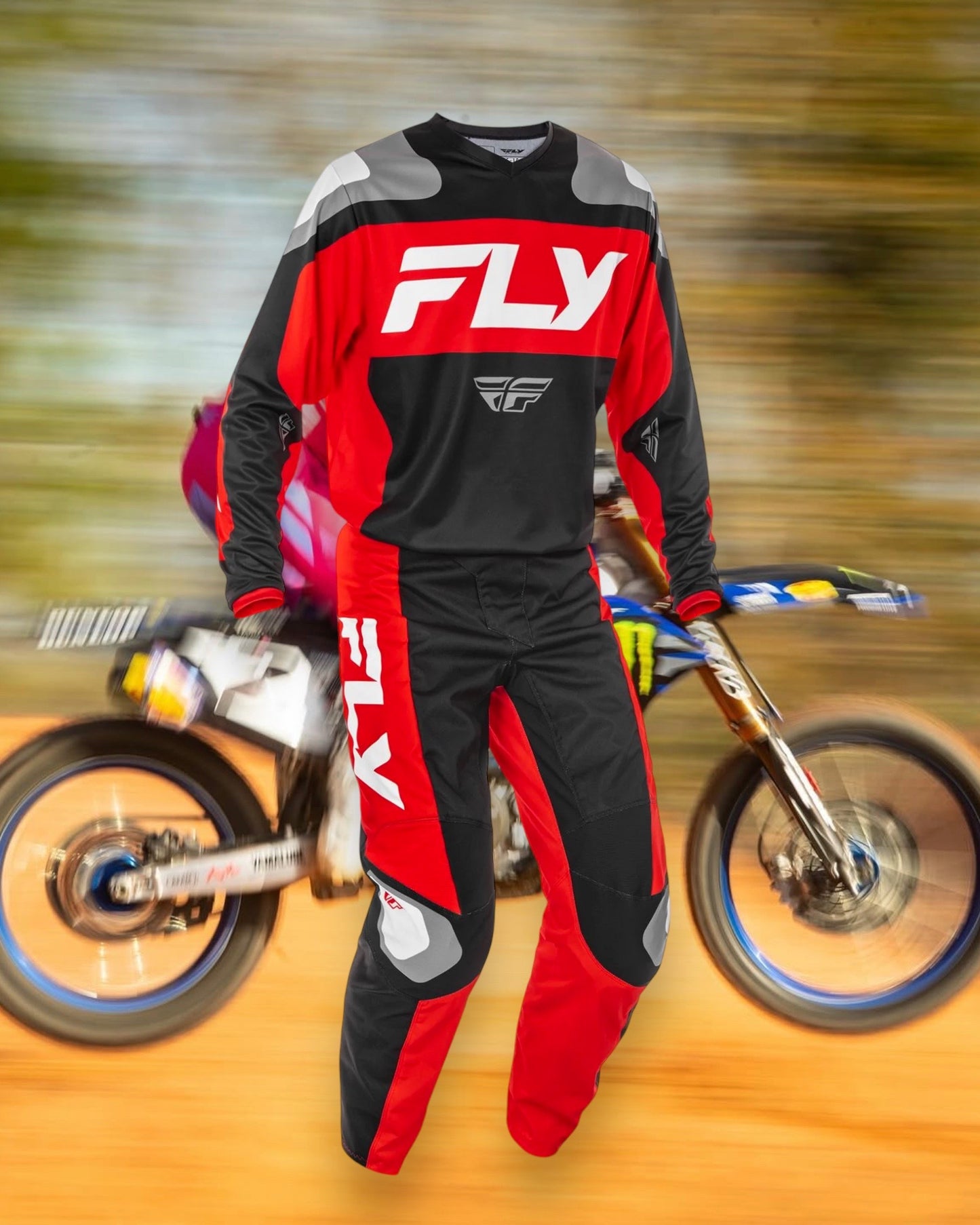 TRAJE FLY RACING F-16 RED 2025