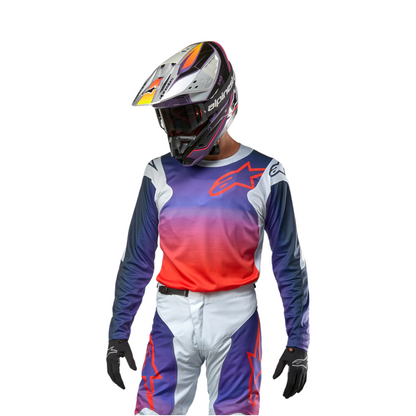 Trajes Alpinestars Racer Hoen Light Gray/Hot Orange/Black 2024