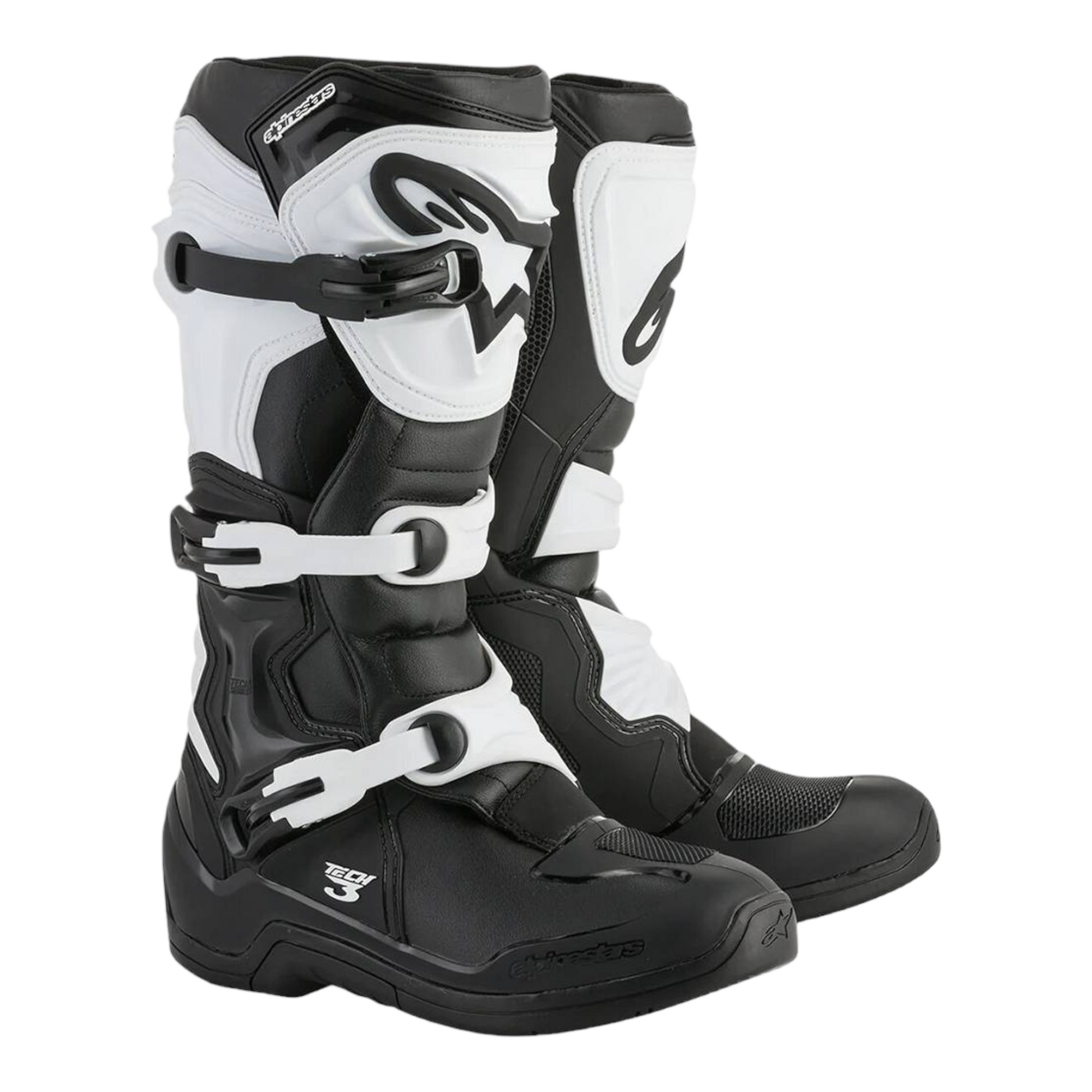 Botas Alpinestars Tech 3 Black White nzmotos