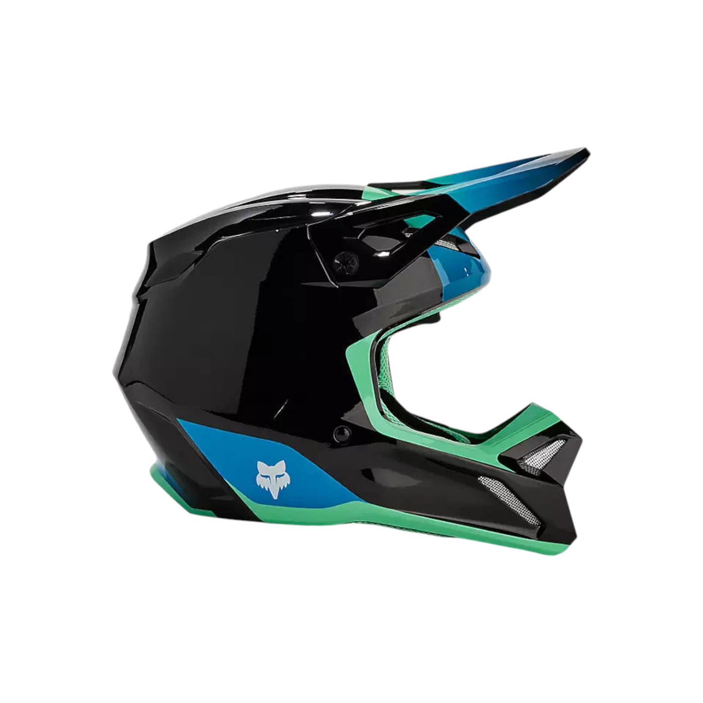 Casco Fox v1 Ballast Negro/Azul 2024