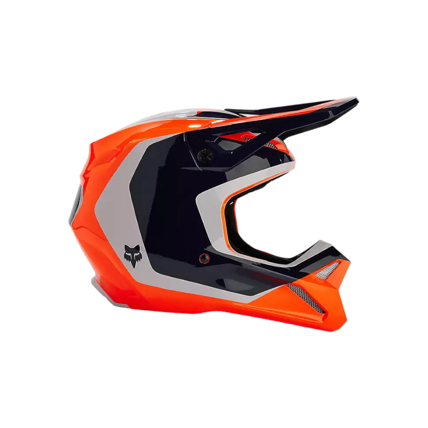 Casco fox v1 naranja sale