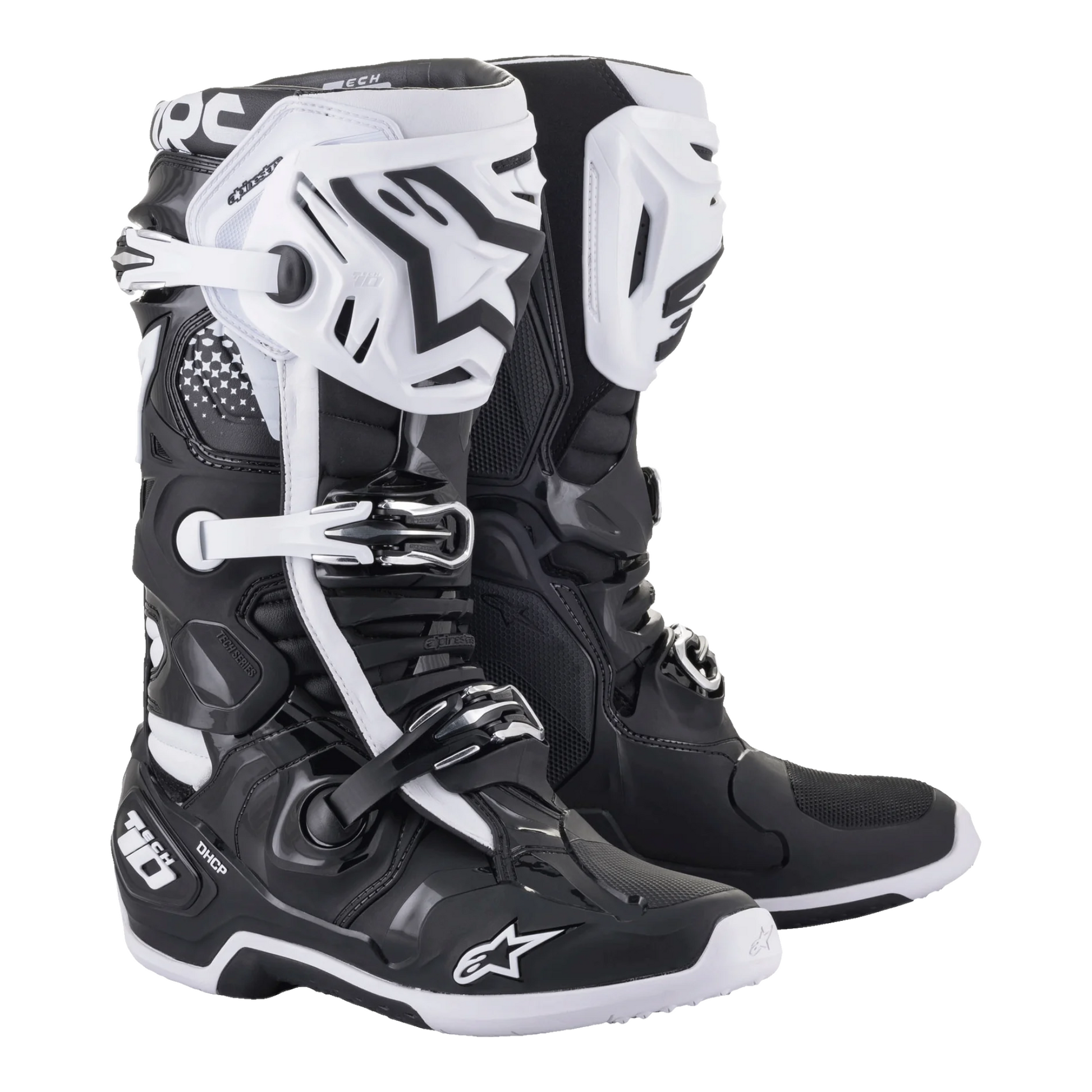 Bota Alpinestars Tech 10 Black/White – nzmotos