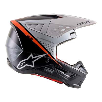 Casco Alpinestars Sm5 Rayon Black/Org