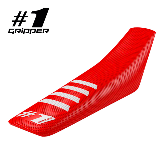 FUNDA DE ASIENTO ONE GRIPPER RIBBED ROJA