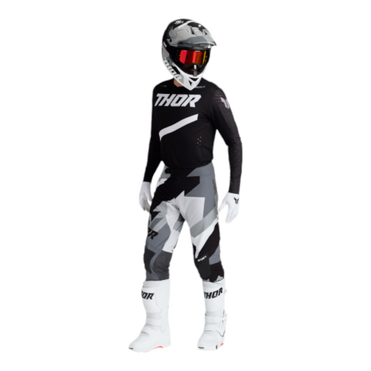 TRAJE THOR MX 2025 SPORTMODE BRAVE BLACK