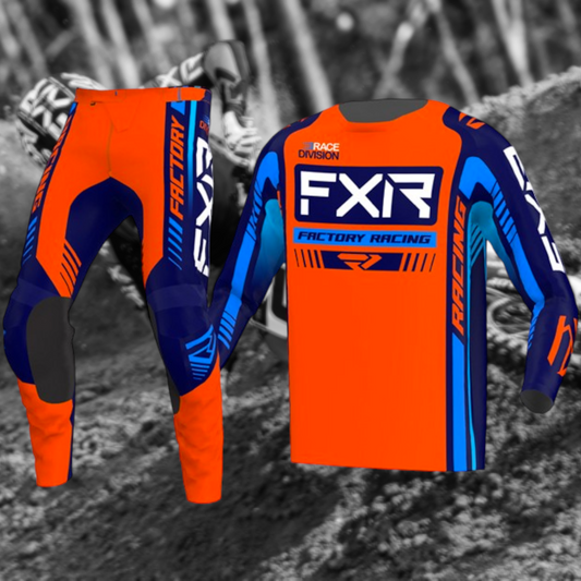 TRAJE FXR CLUTCH PRO ORANGE