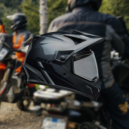 CASCO BELL MX-9 ADVENTURE MIPS ALPINE GLOSS BLACK