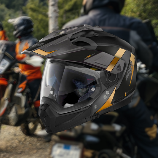 Casco Nolan N70-2 X SKYFALL BLACK/GOLD