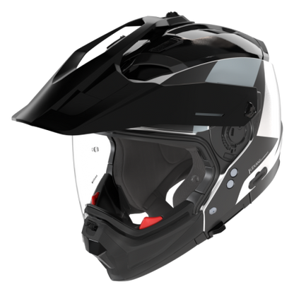 CASCO NOLAN N70-2X BLACK/WHITE