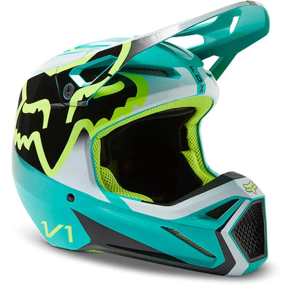 Casco Fox v1 Leed Celeste 2023