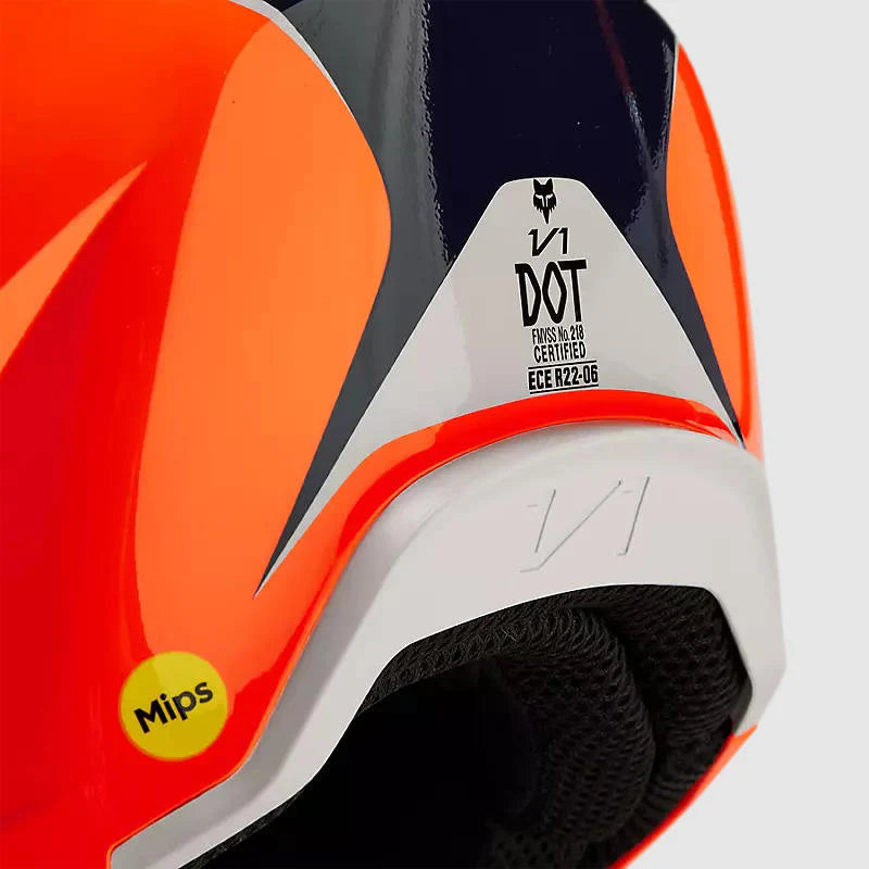 Casco Fox v1 Nitro Orange 2024