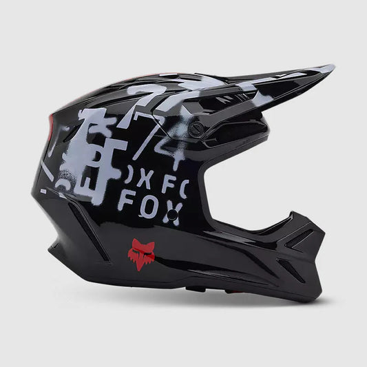 Casco FOX V3 SEVENTY4 BLACK