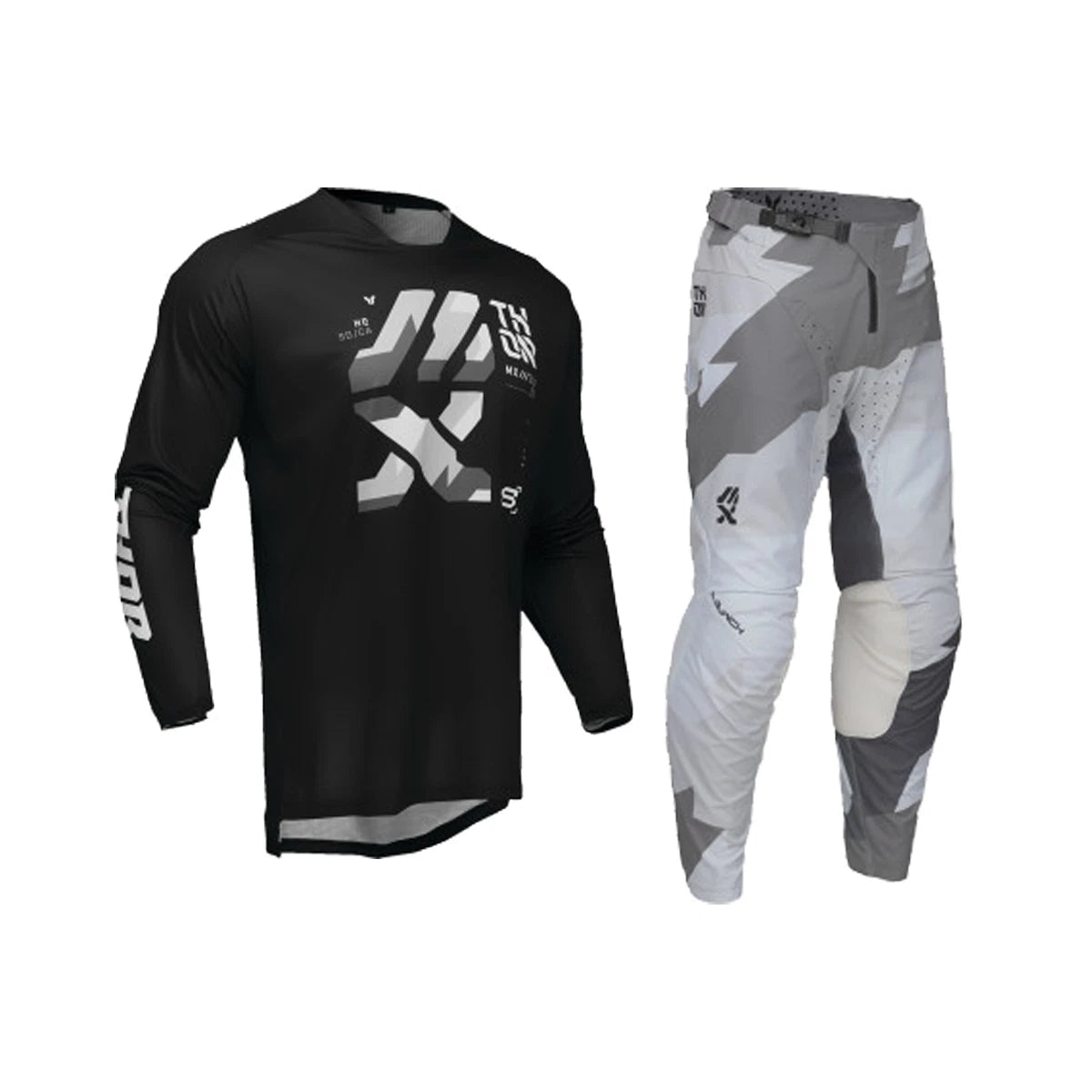 TRAJE DE MOTO THOR LAUCHMODE BLACK