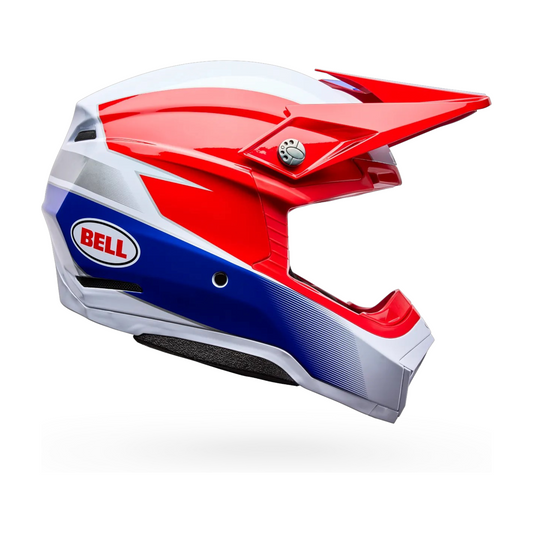 CASCO BELL MOTO 10 MIPS ROJO/BLANCO