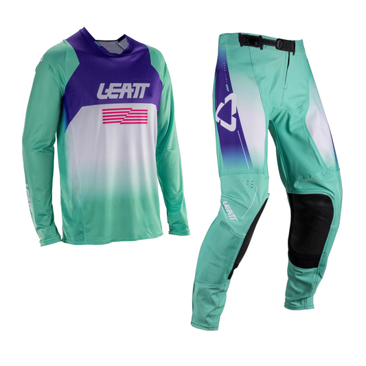 TRAJE LEATT 4.5 CYAN/PURPLE V26