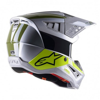 Casco Alpinestars Sm5 Gris / Fluor