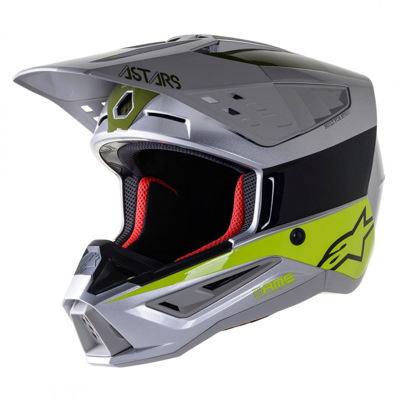 Casco Alpinestars Sm5 Gris / Fluor