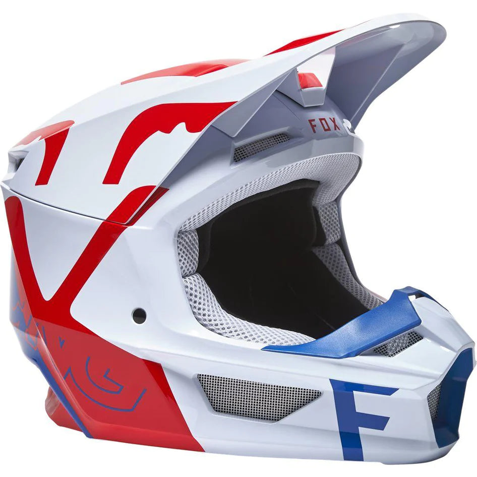 Casco Fox V1 Skew Blanco